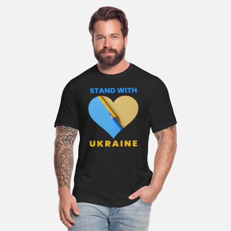 Stand With Ukraine, Ukraine Heart Flag, Ukraine