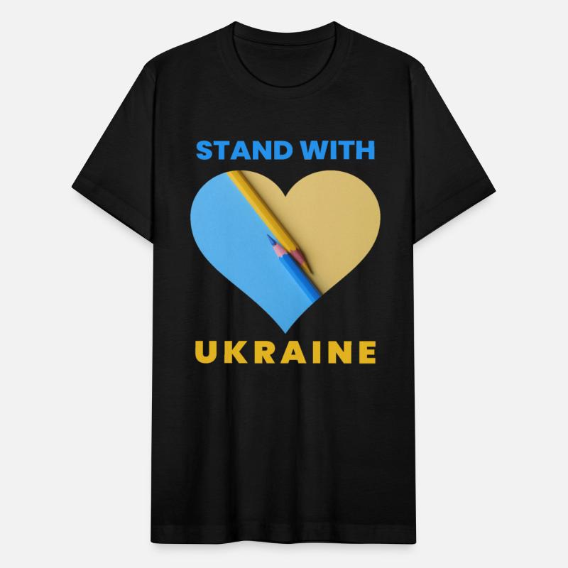 Stand With Ukraine, Ukraine Heart Flag, Ukraine