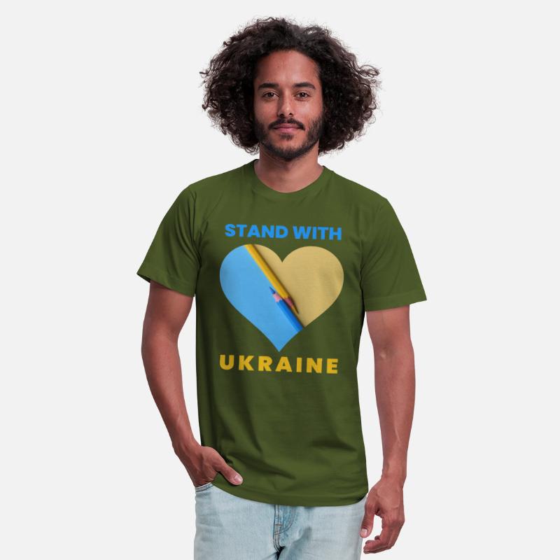 Stand With Ukraine, Ukraine Heart Flag, Ukraine