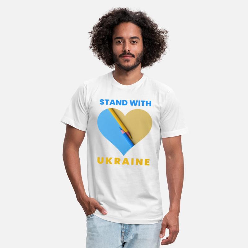 Stand With Ukraine, Ukraine Heart Flag, Ukraine
