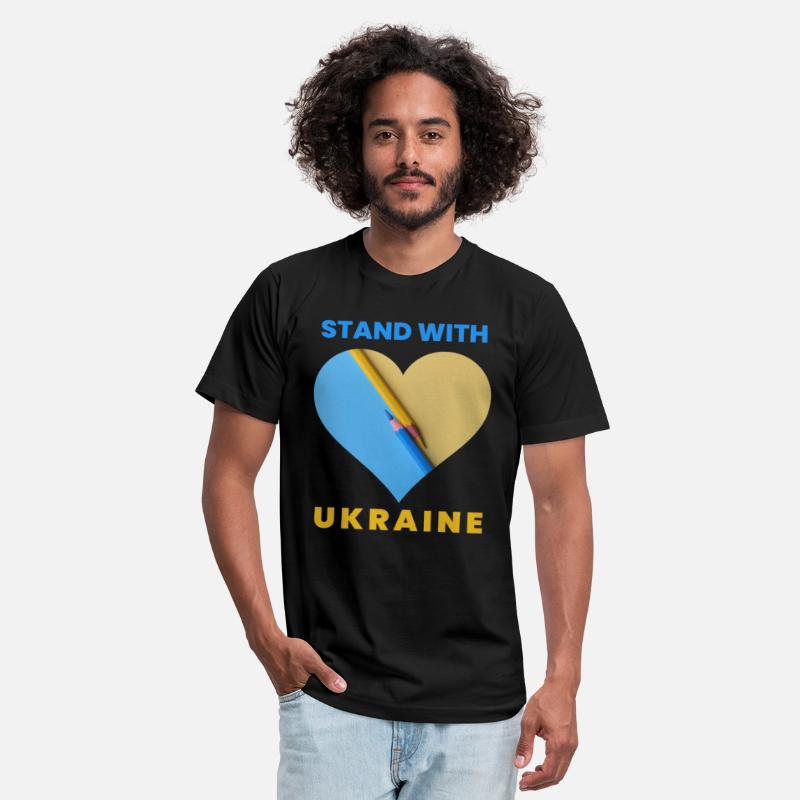 Stand With Ukraine, Ukraine Heart Flag, Ukraine