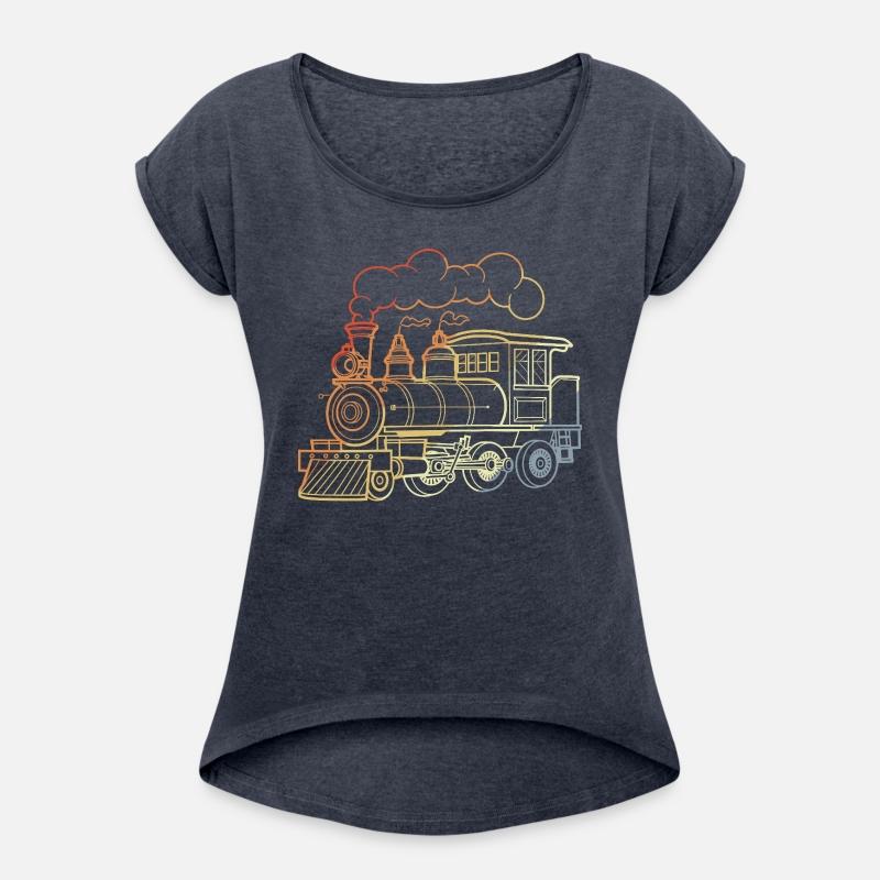 Steam Locomotive Vintage Look