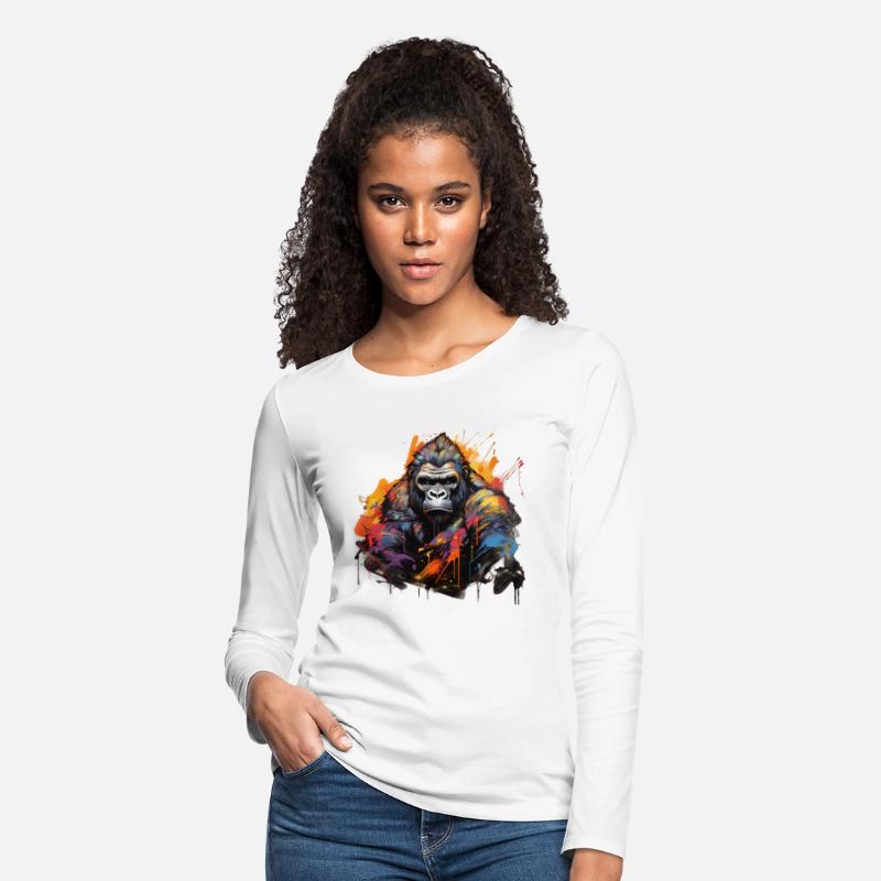 Stoic Gorilla. Quiet Power, Graffiti Style.