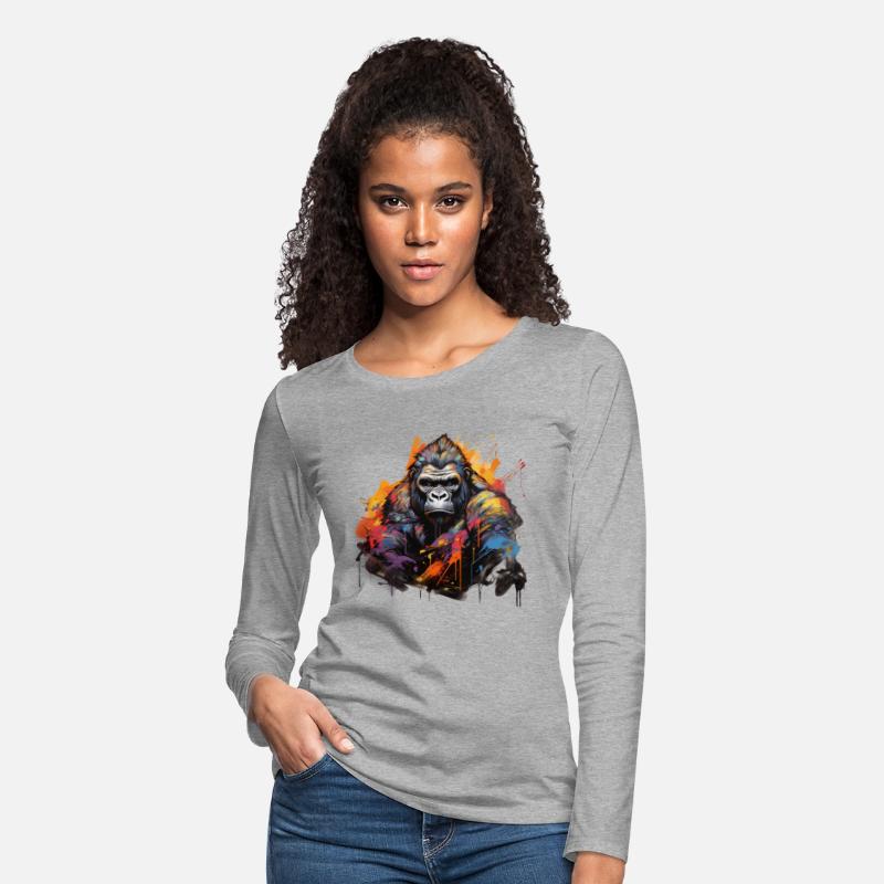 Stoic Gorilla. Quiet Power, Graffiti Style.