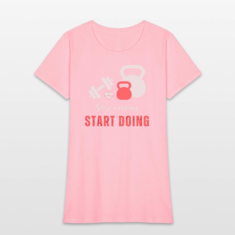 Stop wishing start doing motivational quote design