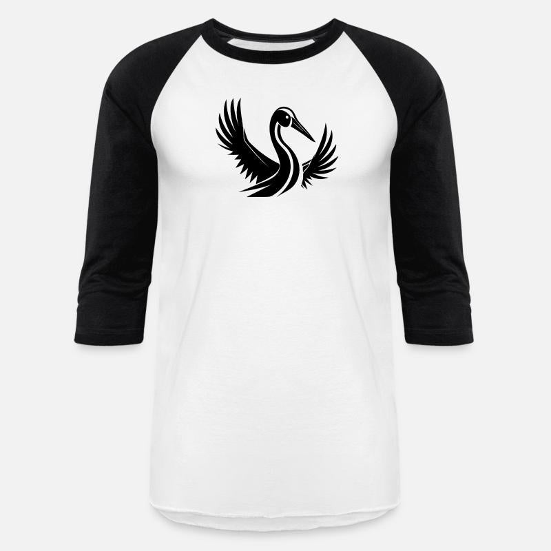 Stork Tattoo Portrait With Beautiful Wings