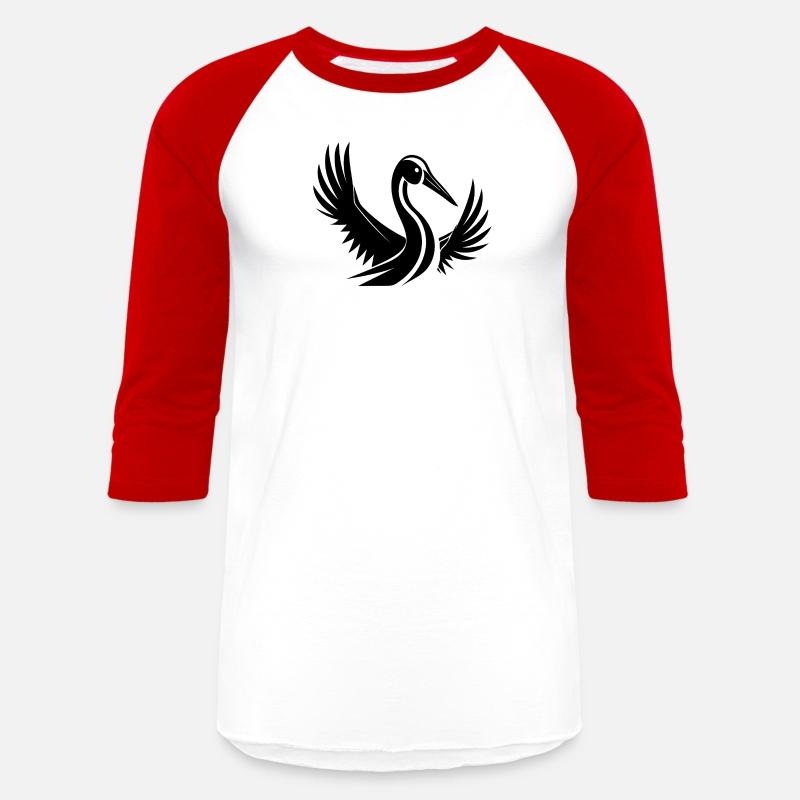 Stork Tattoo Portrait With Beautiful Wings