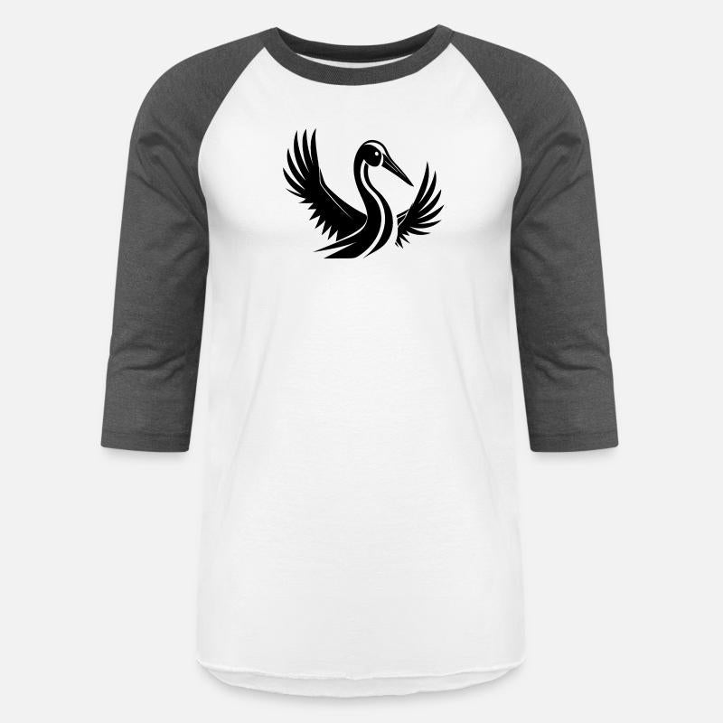 Stork Tattoo Portrait With Beautiful Wings