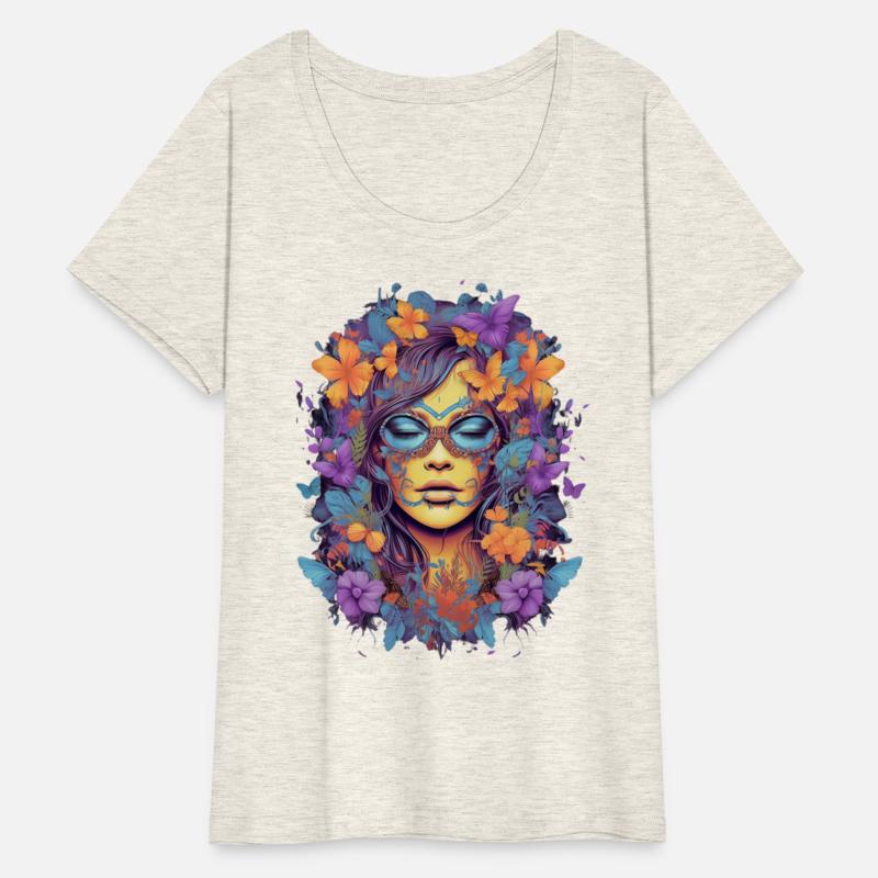 Street Art Art Beautiful Woman Butterfly