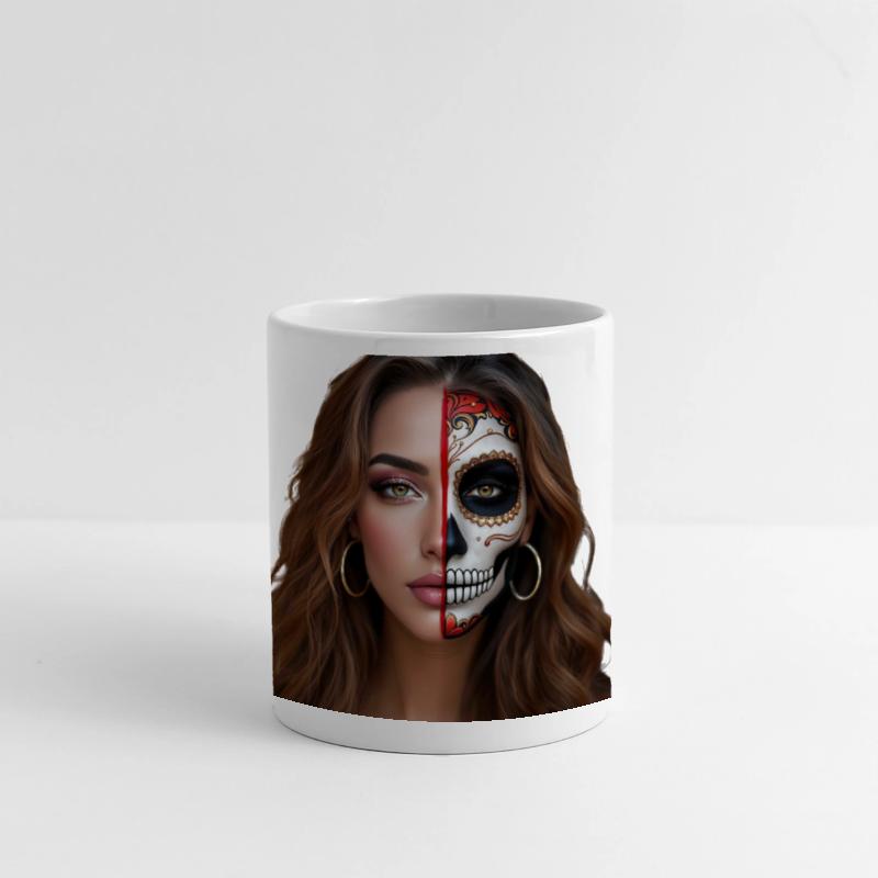 Sugar Skull Face Art Design