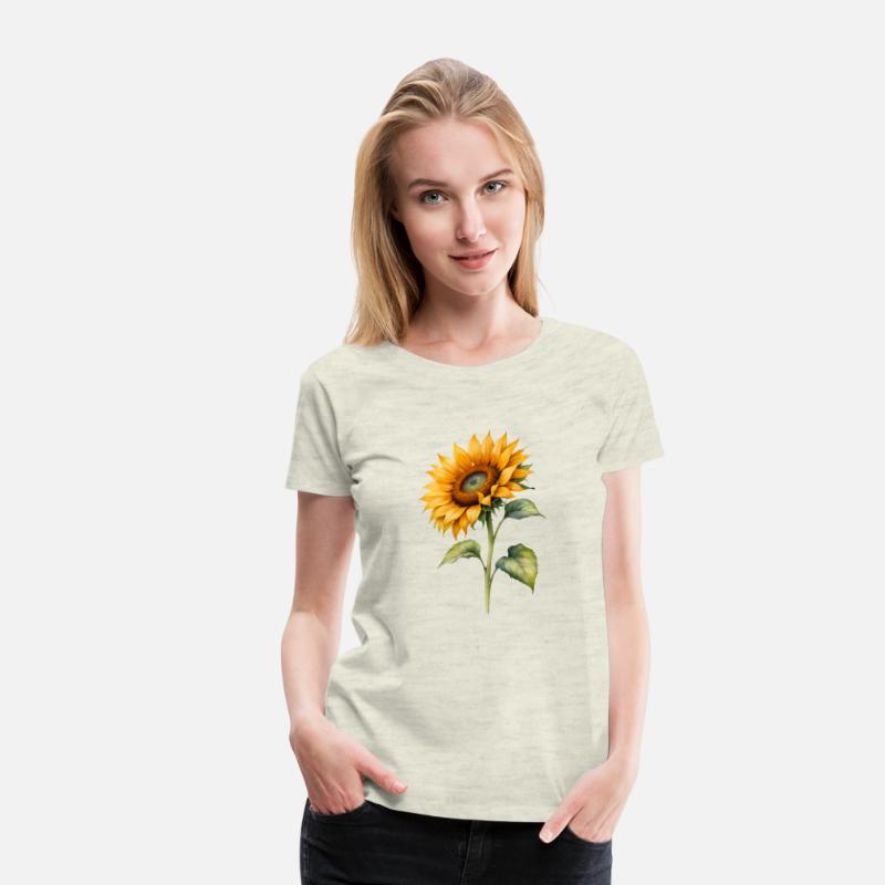 Sunflower watercolor for Nature Lovers