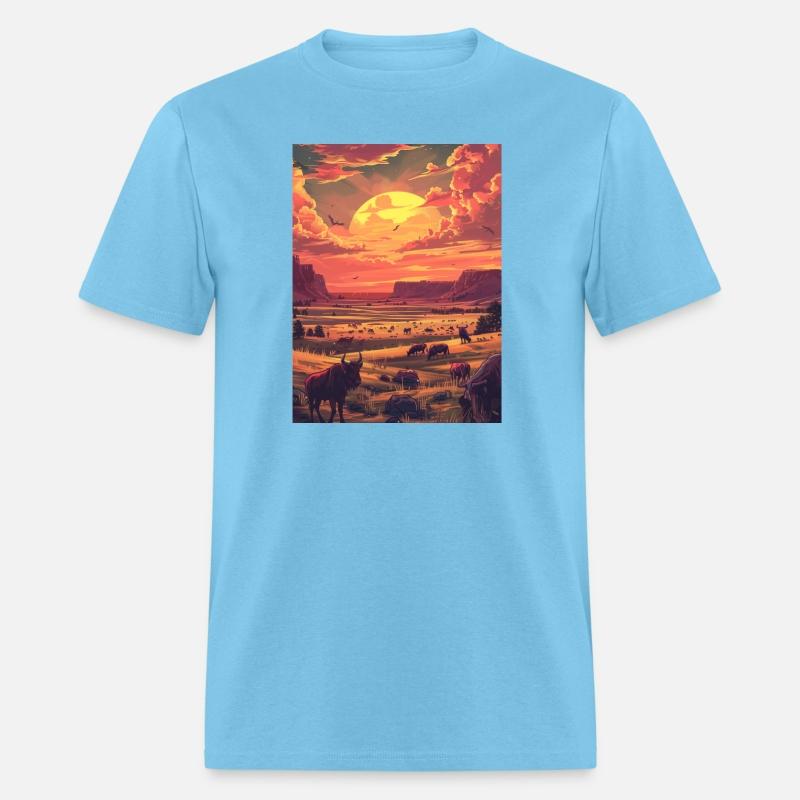 Sunset in Yellowstone National Park Wyoming