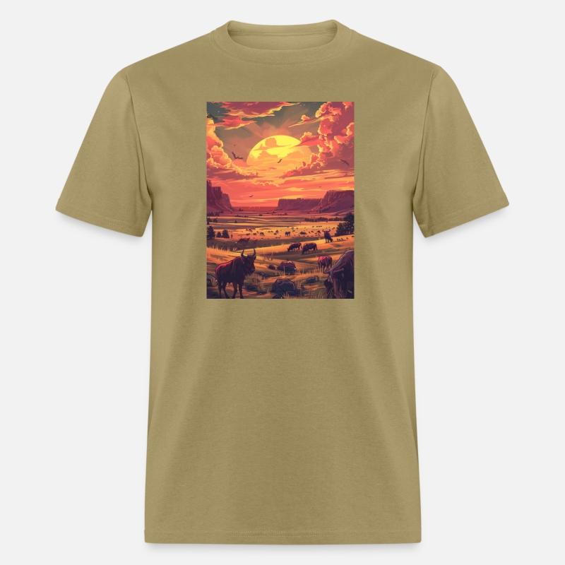 Sunset in Yellowstone National Park Wyoming