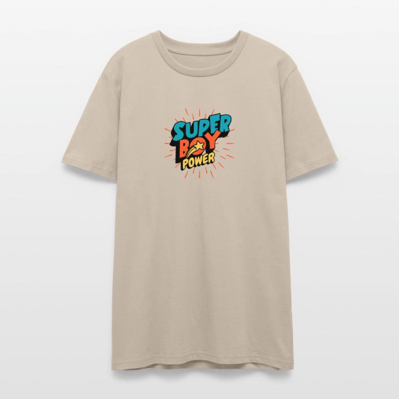 Super Boy Power Comic Style Design