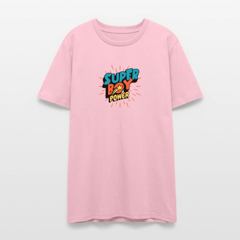 Super Boy Power Comic Style Design