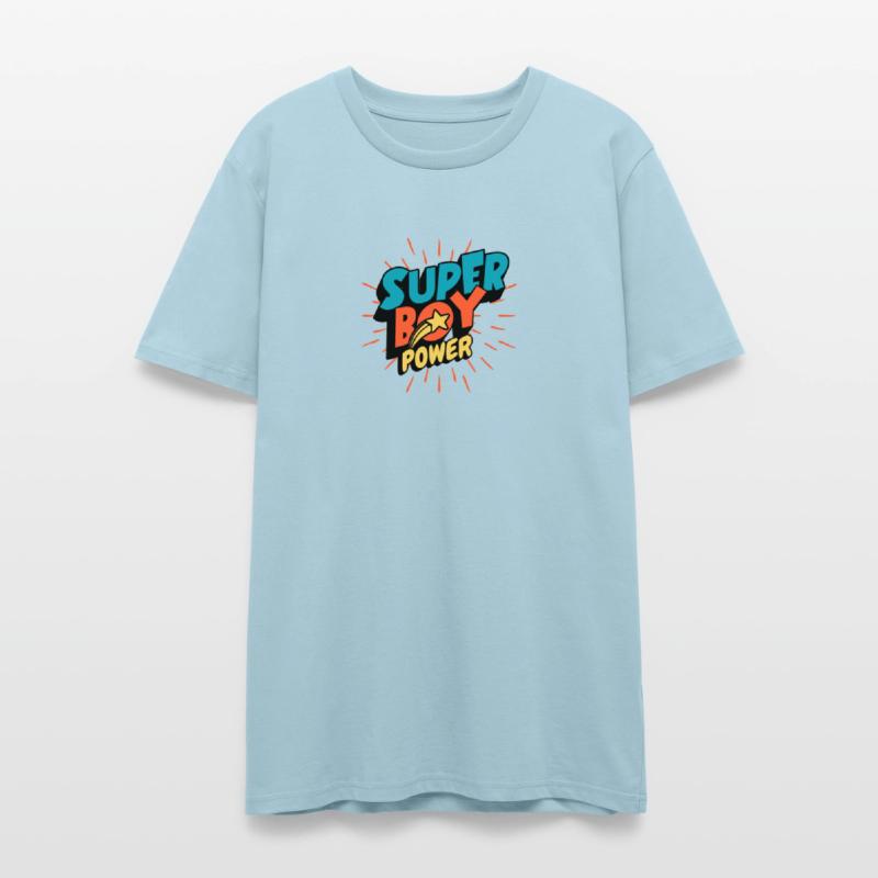 Super Boy Power Comic Style Design