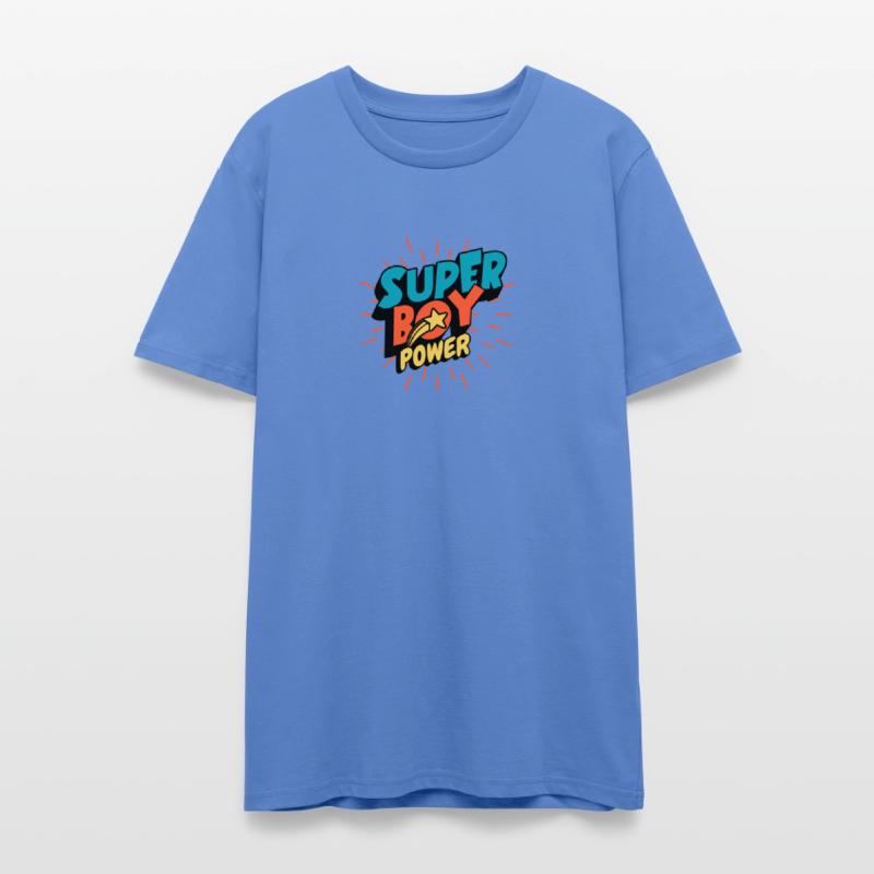 Super Boy Power Comic Style Design