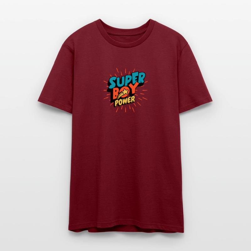 Super Boy Power Comic Style Design