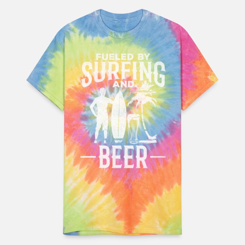 Surfer Fueled By Surfing And Beer Funny Surfing