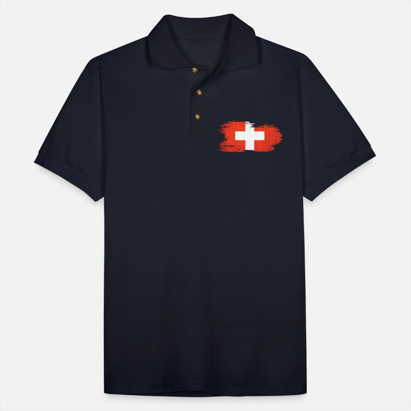 Switzerland - National flag, brush effect