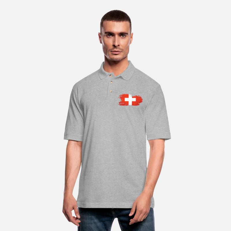 Switzerland - National flag, brush effect