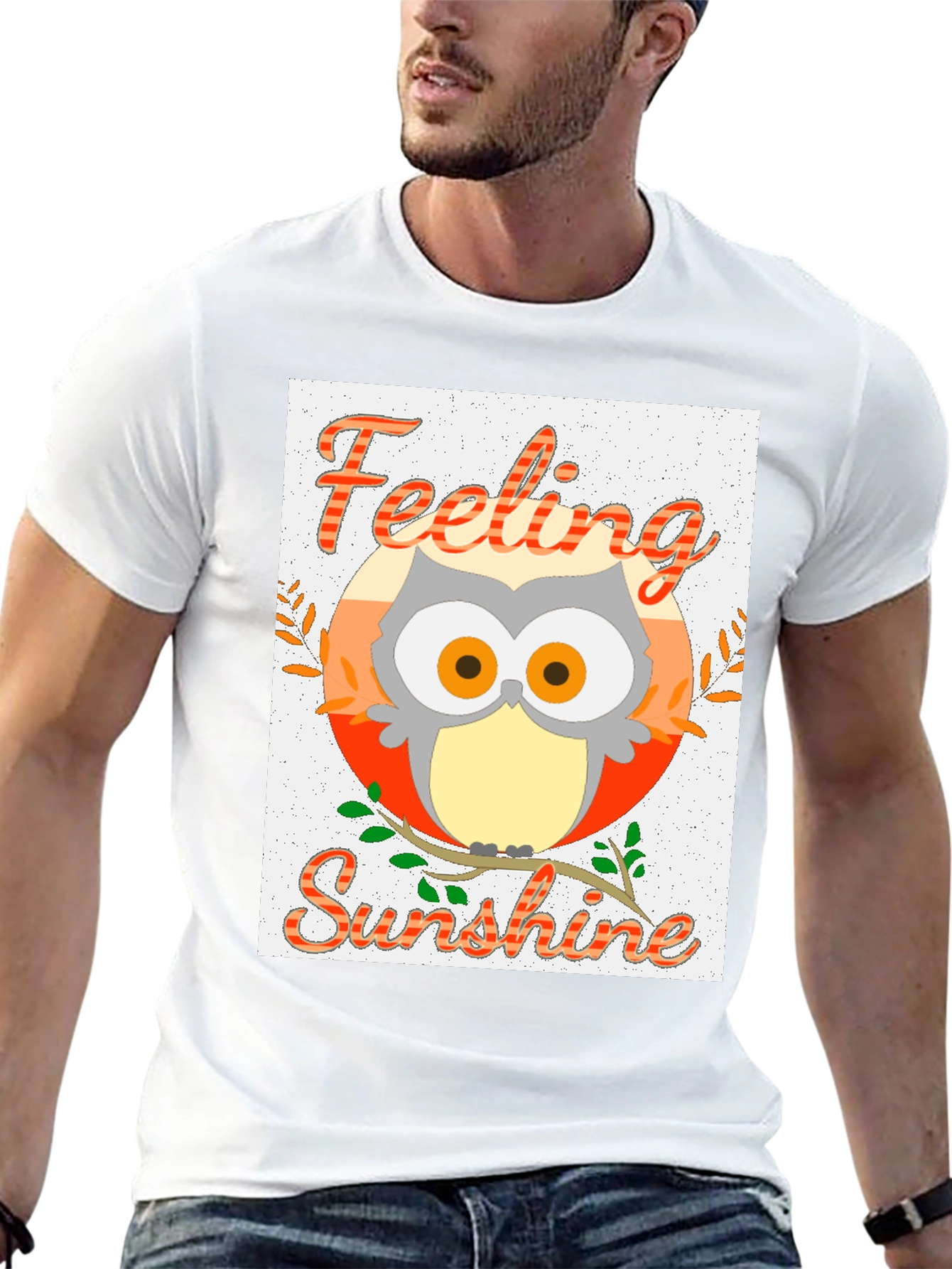 Feeling Sunshine Owl Graphic Tee