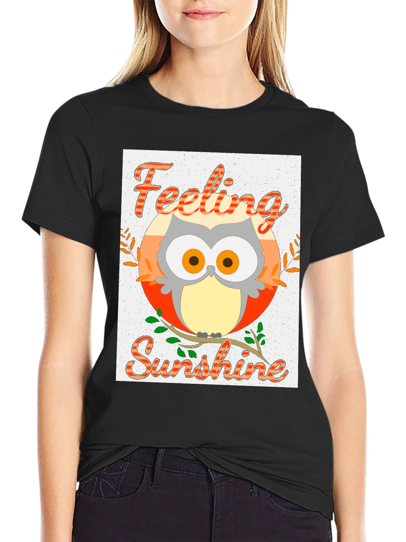 Feeling Sunshine Owl Graphic Tee