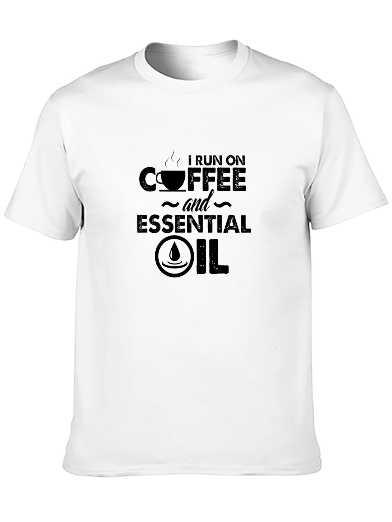 Coffee and Essential Oil T-Shirt - Funny Novelty Tee