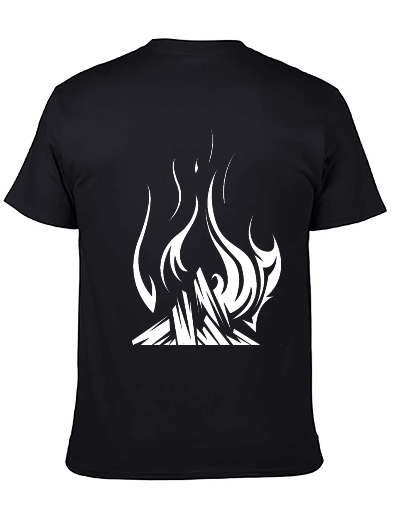 Fire Graphic Black T-Shirt