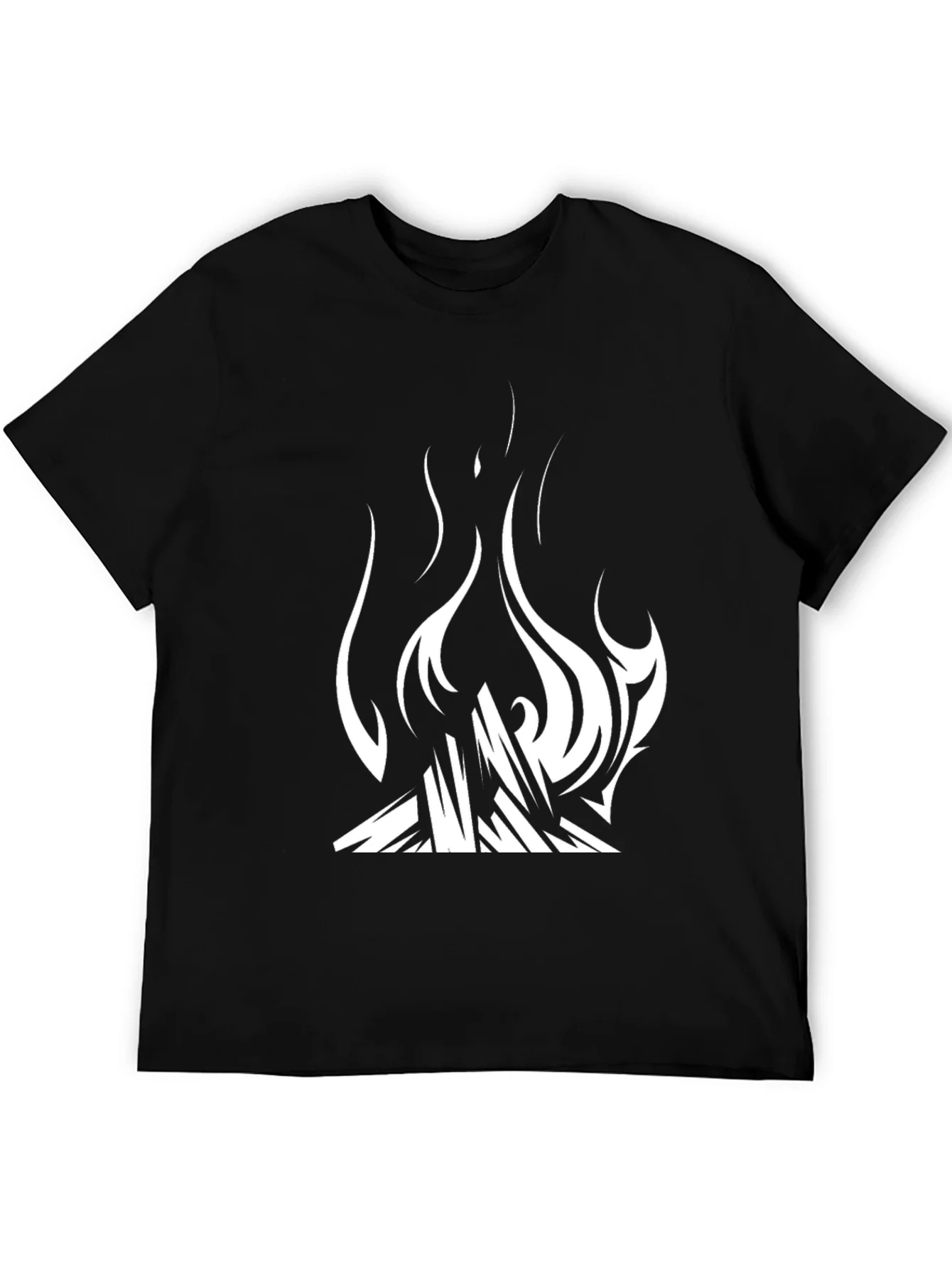 Fire Graphic Black T-Shirt