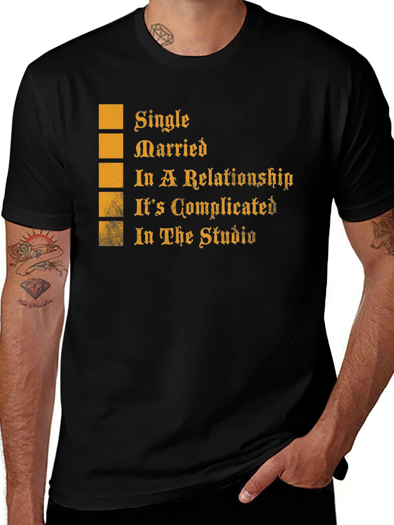Relationship Status T-Shirt - Single Married or Complicated?