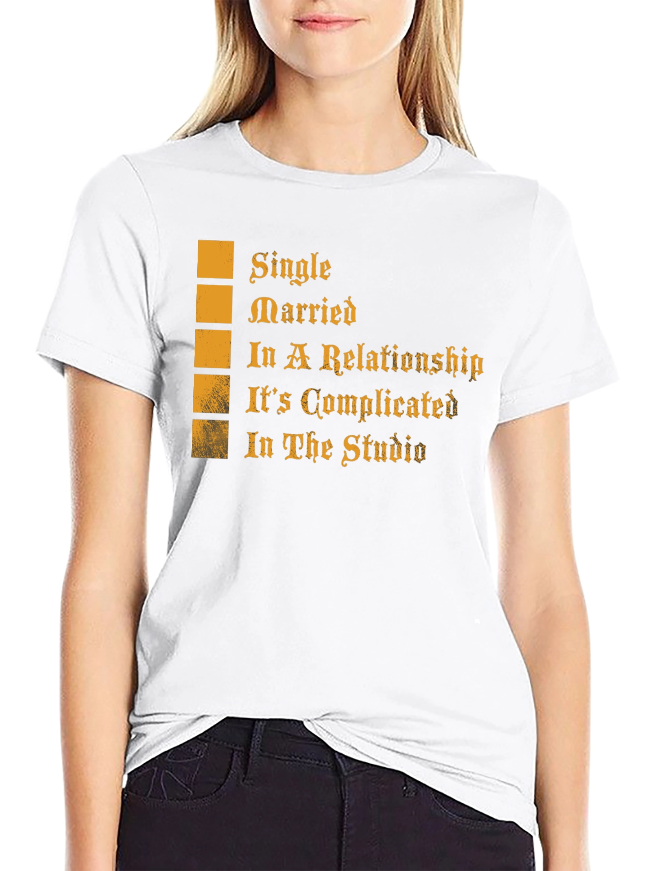 Relationship Status T-Shirt - Single Married or Complicated?