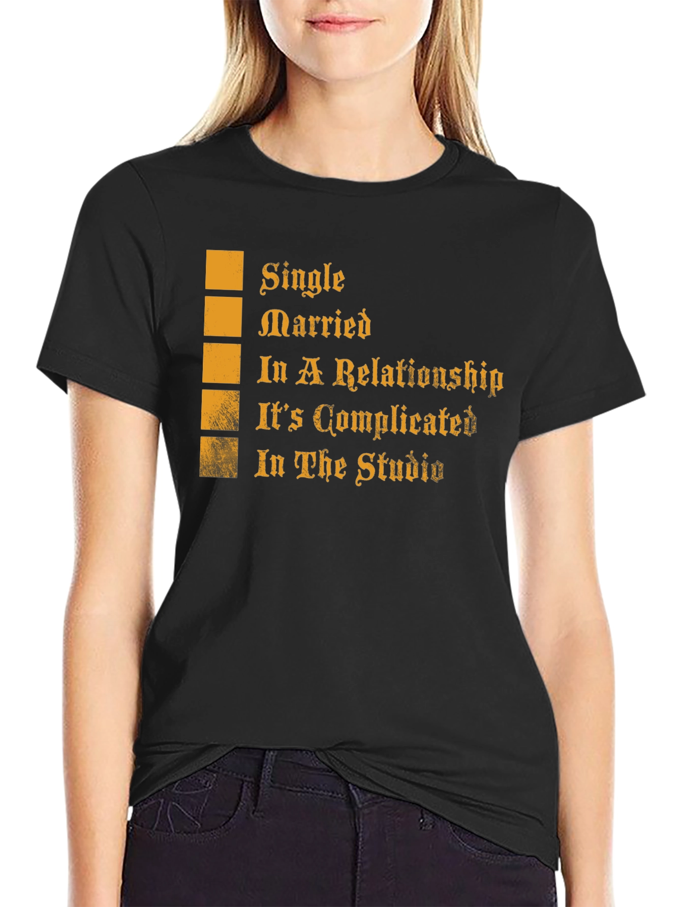 Relationship Status T-Shirt - Single Married or Complicated?