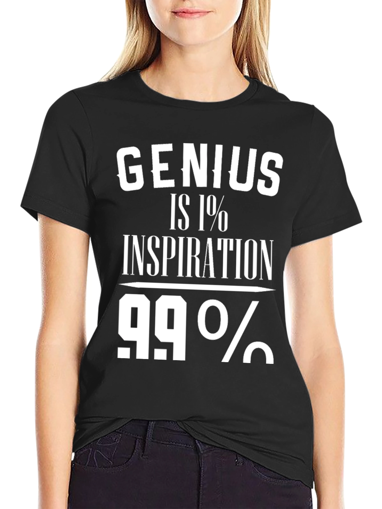 Genius Inspiration T-Shirt Funny Motivational Tee