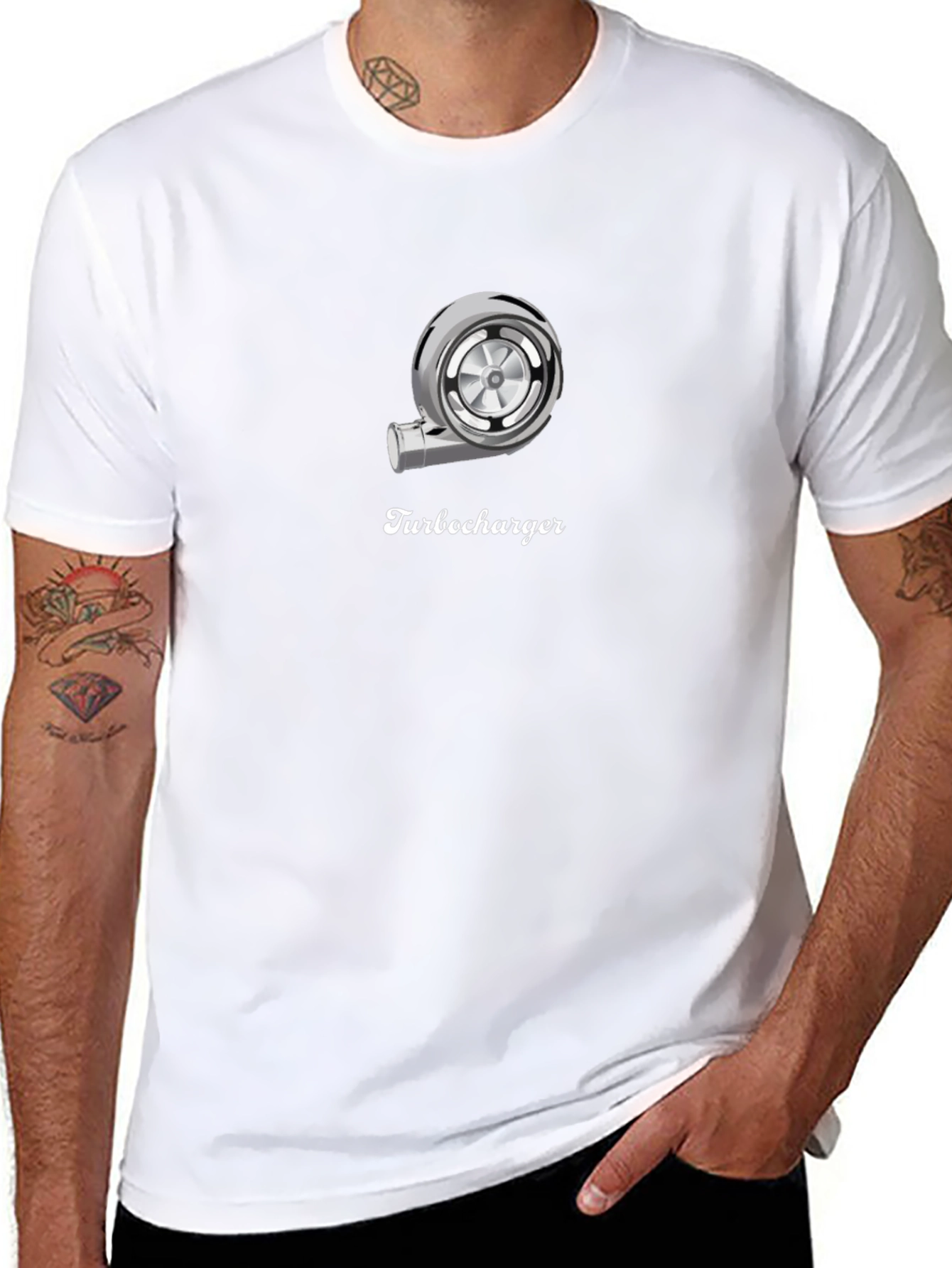 Turbocharger Graphic T-Shirt - Automotive Enthusiast Tee