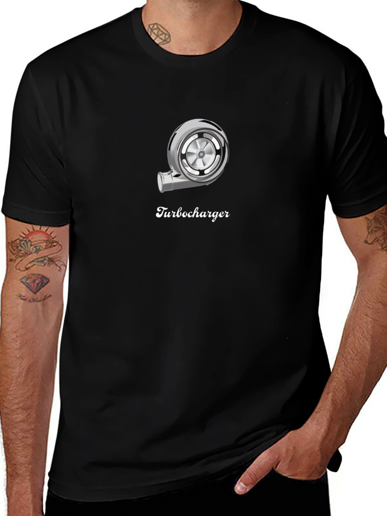 Turbocharger Graphic T-Shirt - Automotive Enthusiast Tee