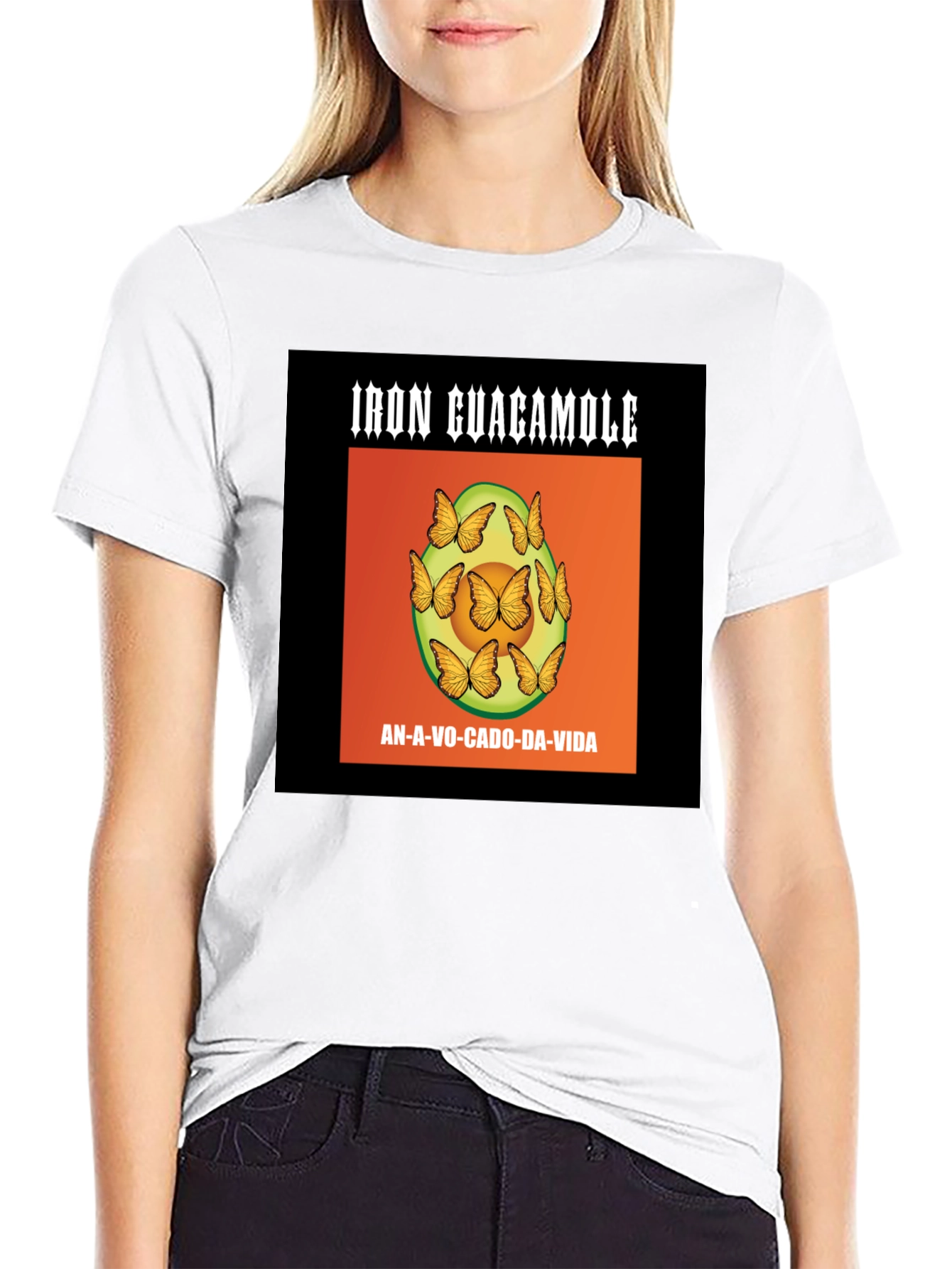 Iron Guacamole Avocado Graphic T-Shirt
