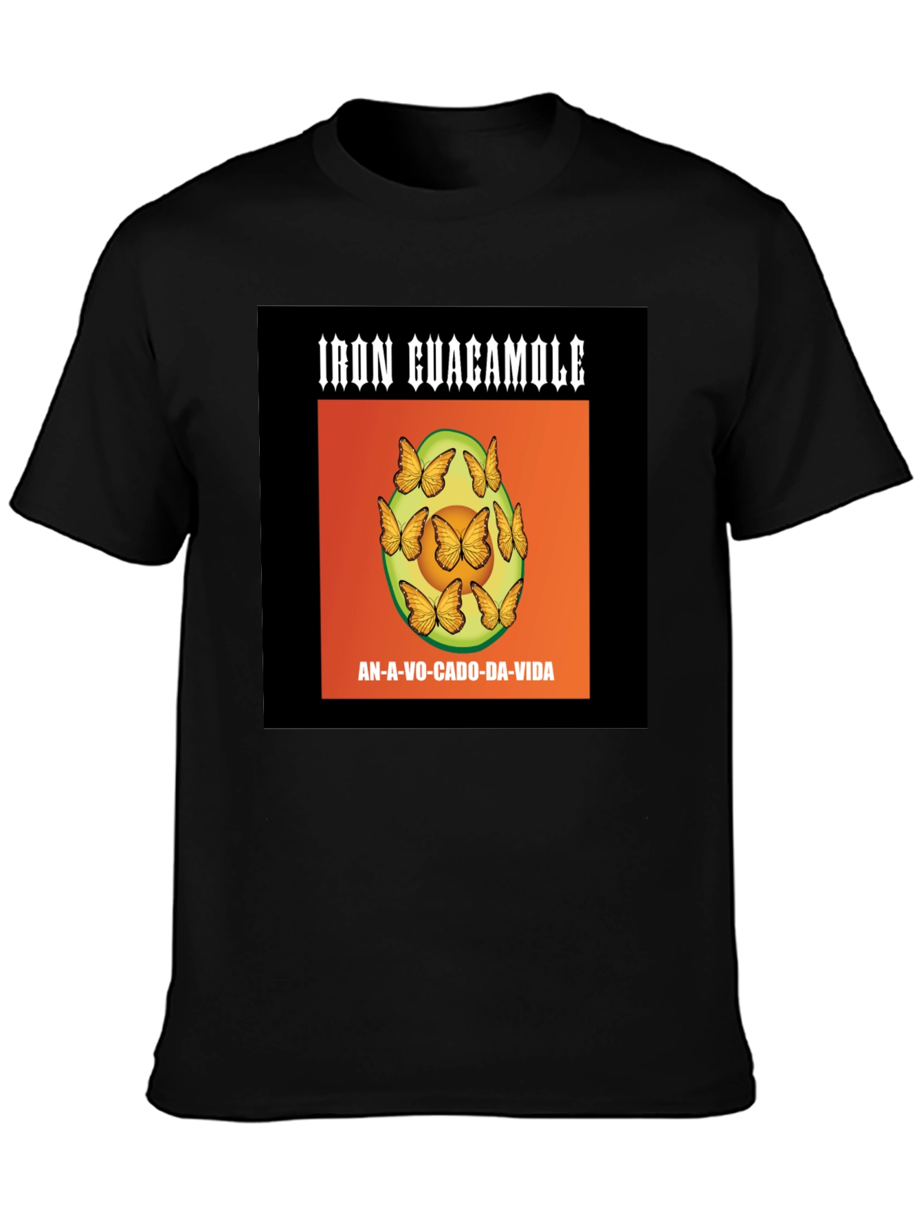 Iron Guacamole Avocado Graphic T-Shirt