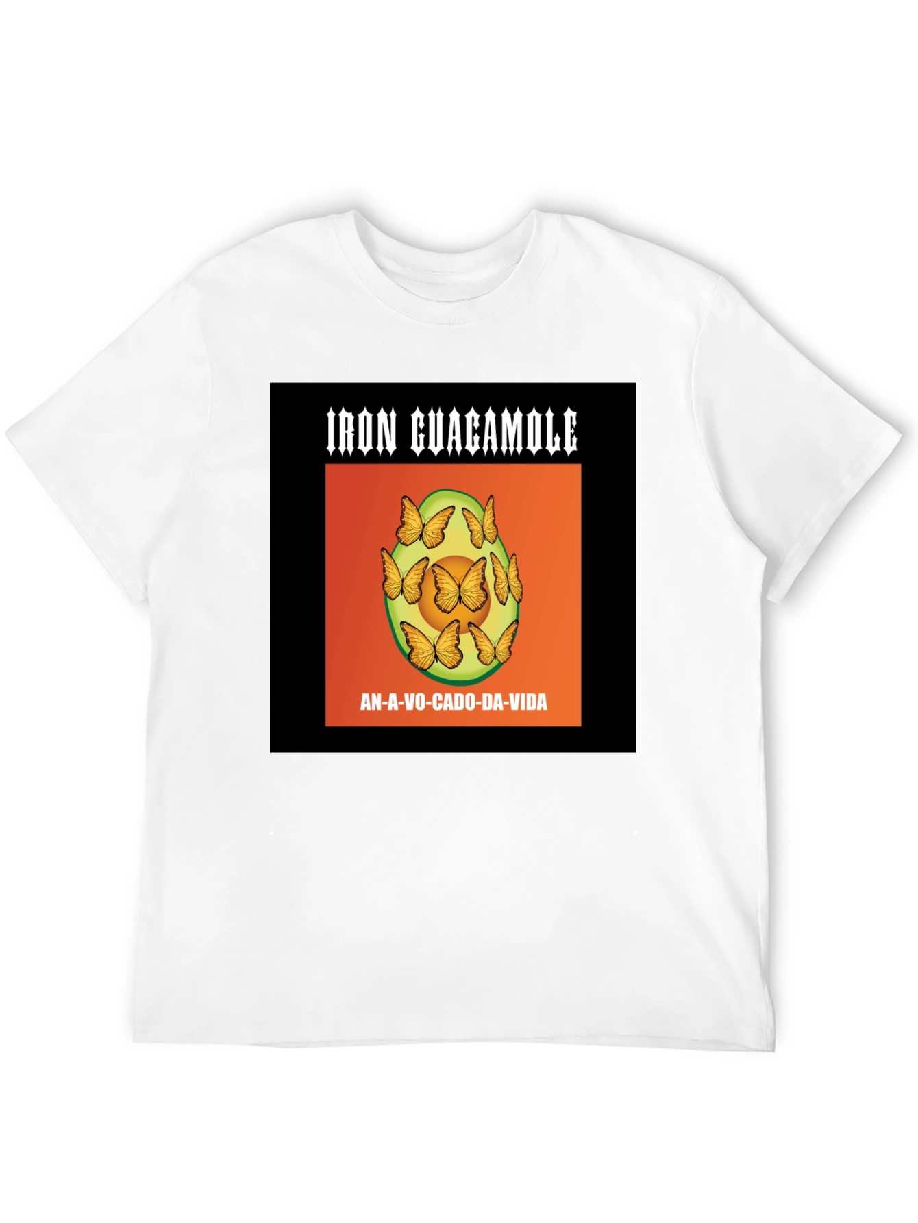 Iron Guacamole Avocado Graphic T-Shirt