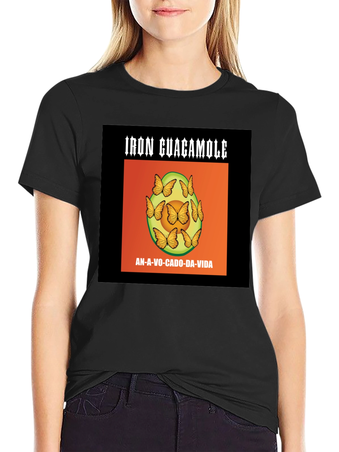 Iron Guacamole Avocado Graphic T-Shirt