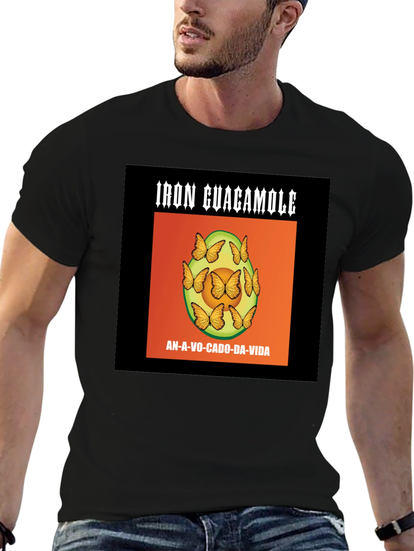 Iron Guacamole Avocado Graphic T-Shirt
