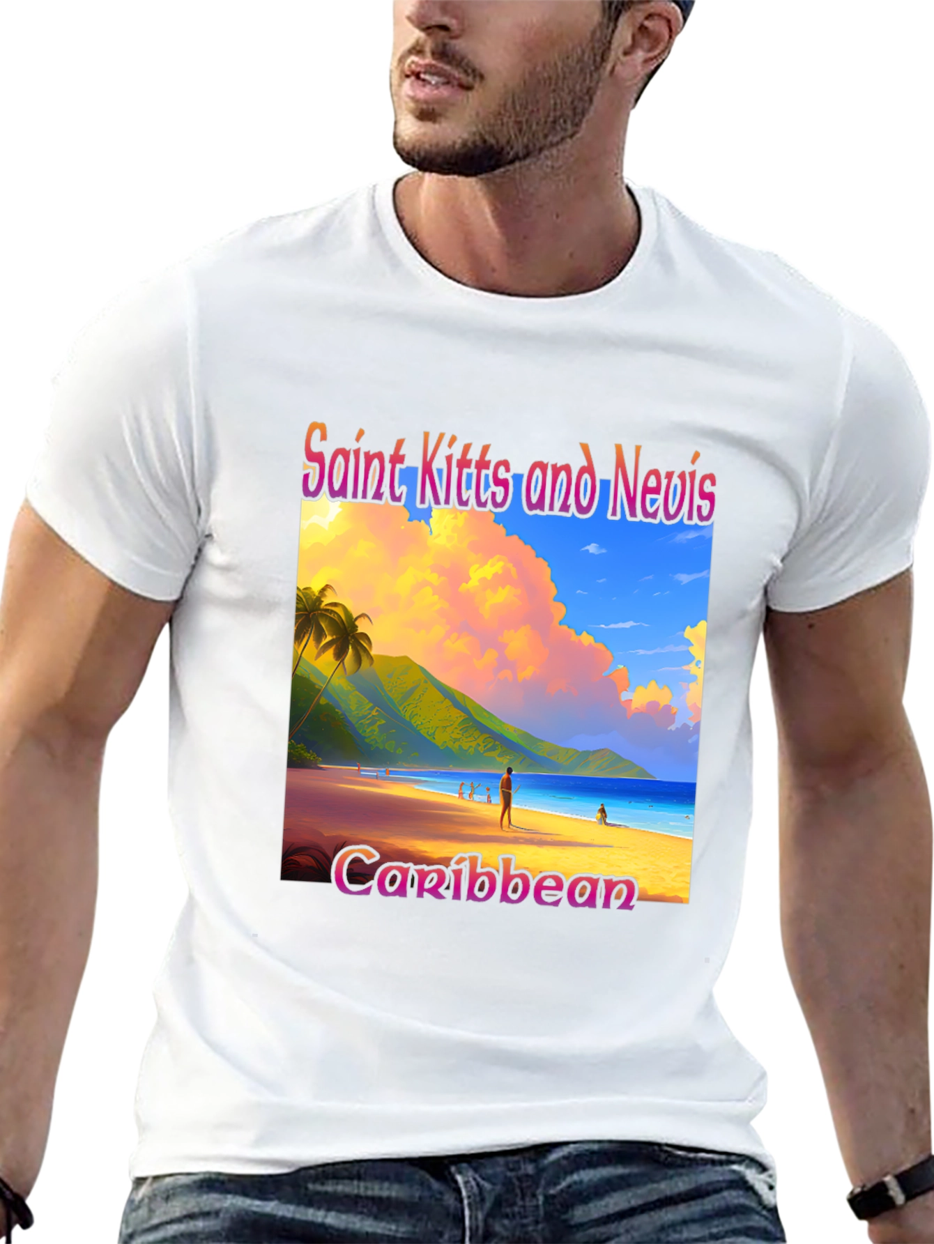 Saint Kitts and Nevis Caribbean T-Shirt