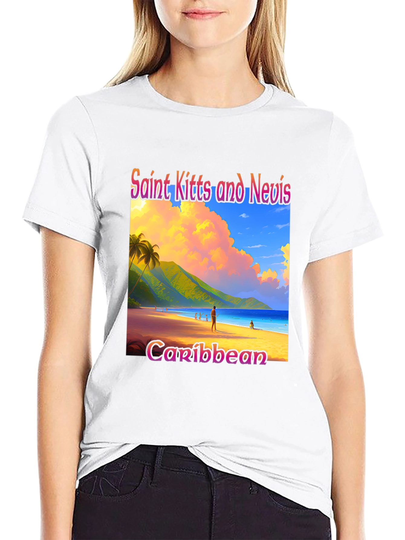 Saint Kitts and Nevis Caribbean T-Shirt