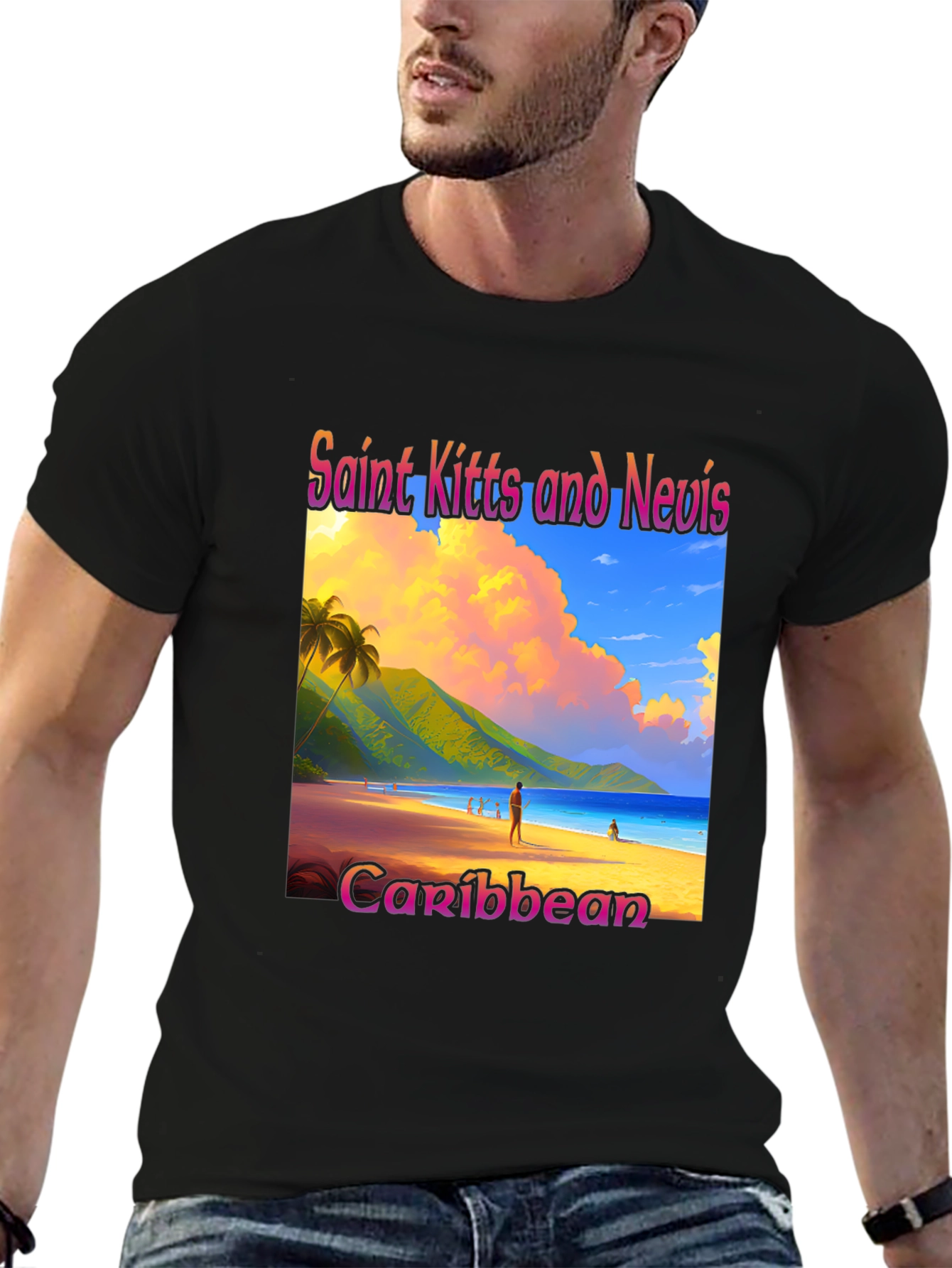Saint Kitts and Nevis Caribbean T-Shirt