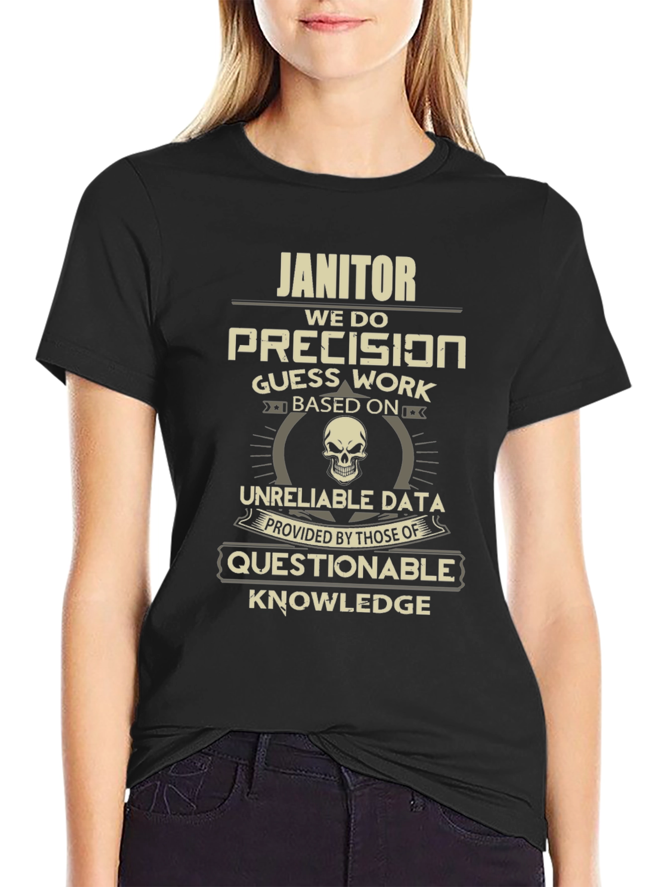 Janitor Precision Funny Graphic T-Shirt