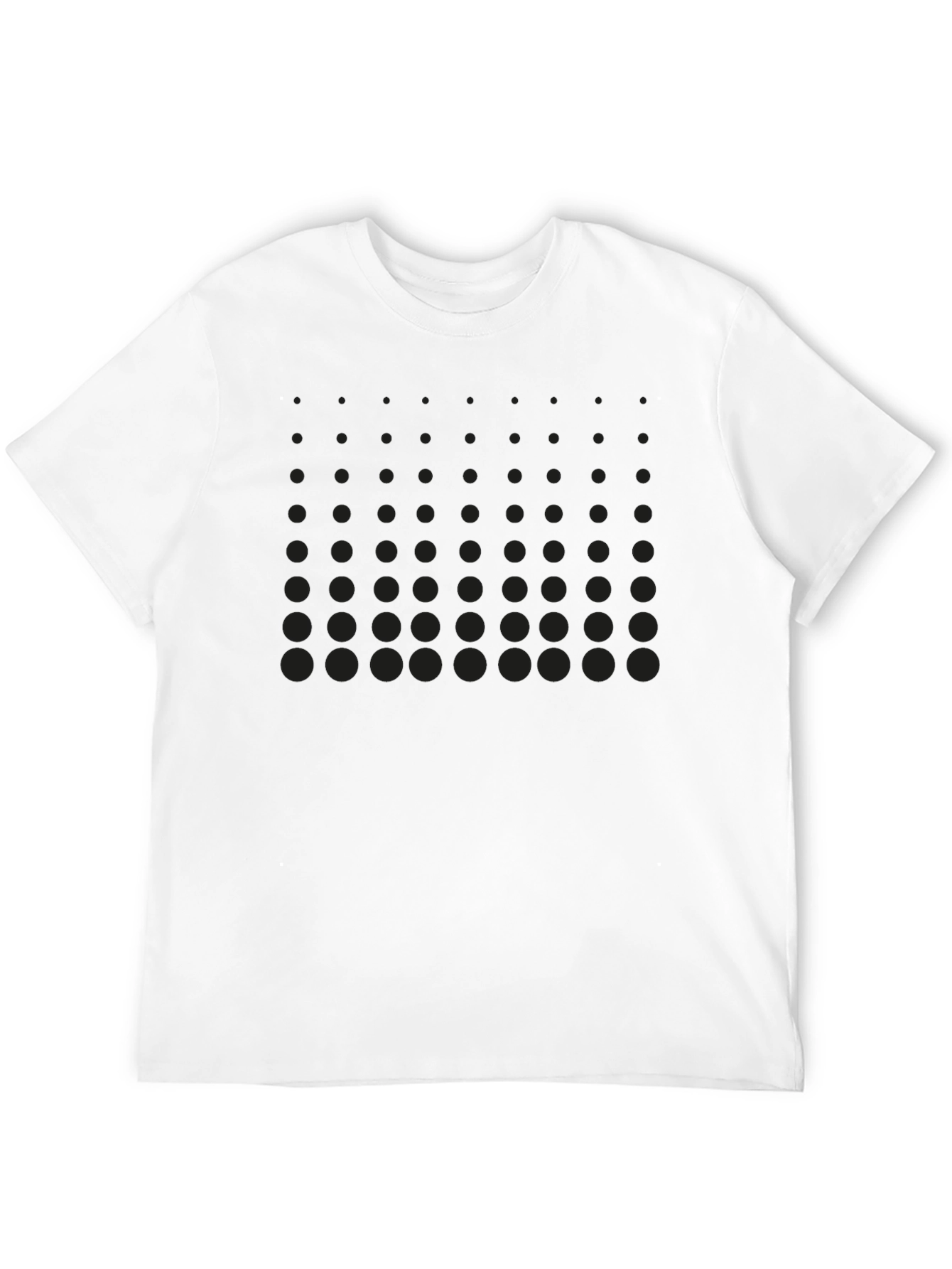 Modern Black Dot Pattern Tee