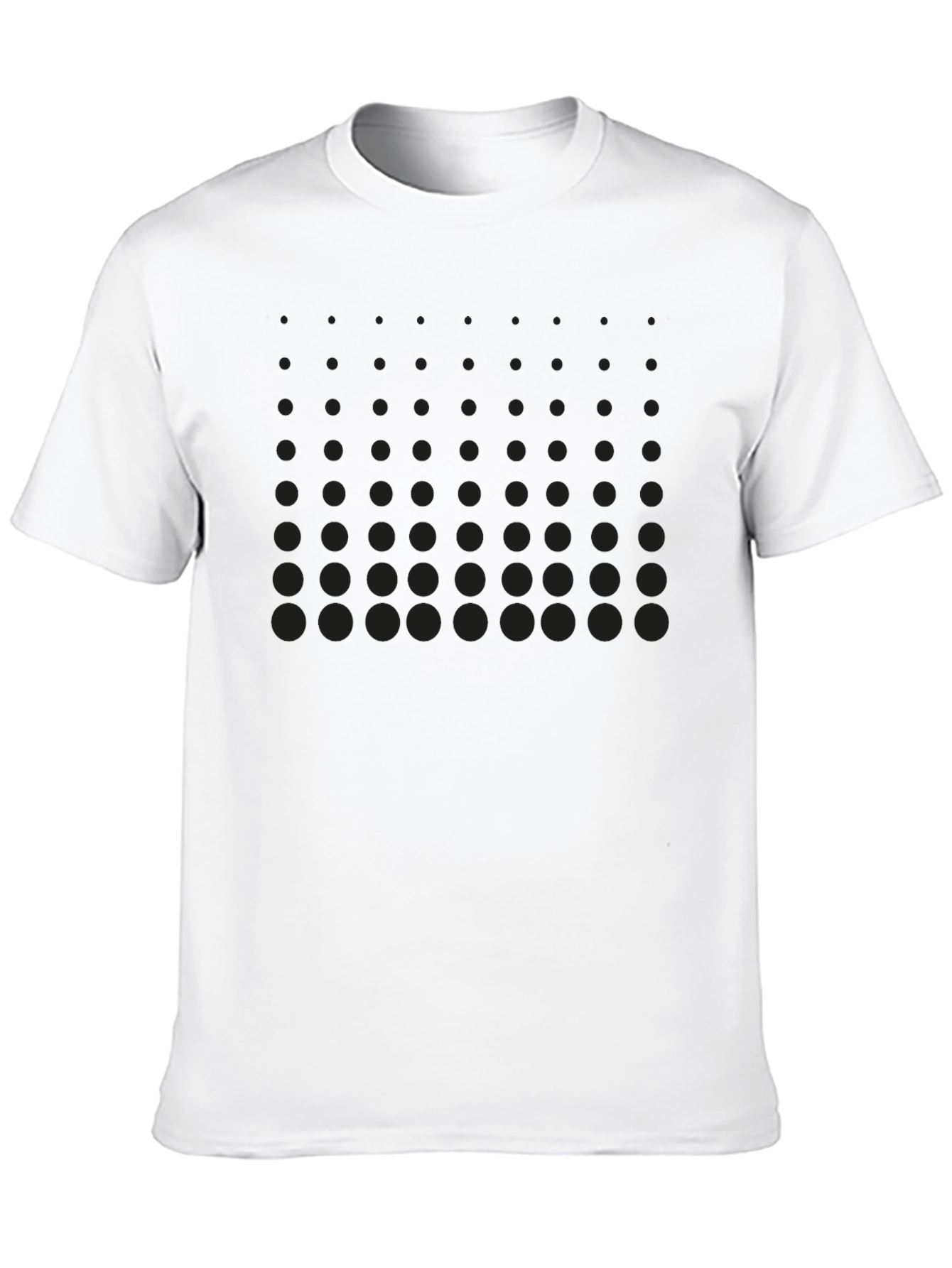 Modern Black Dot Pattern Tee