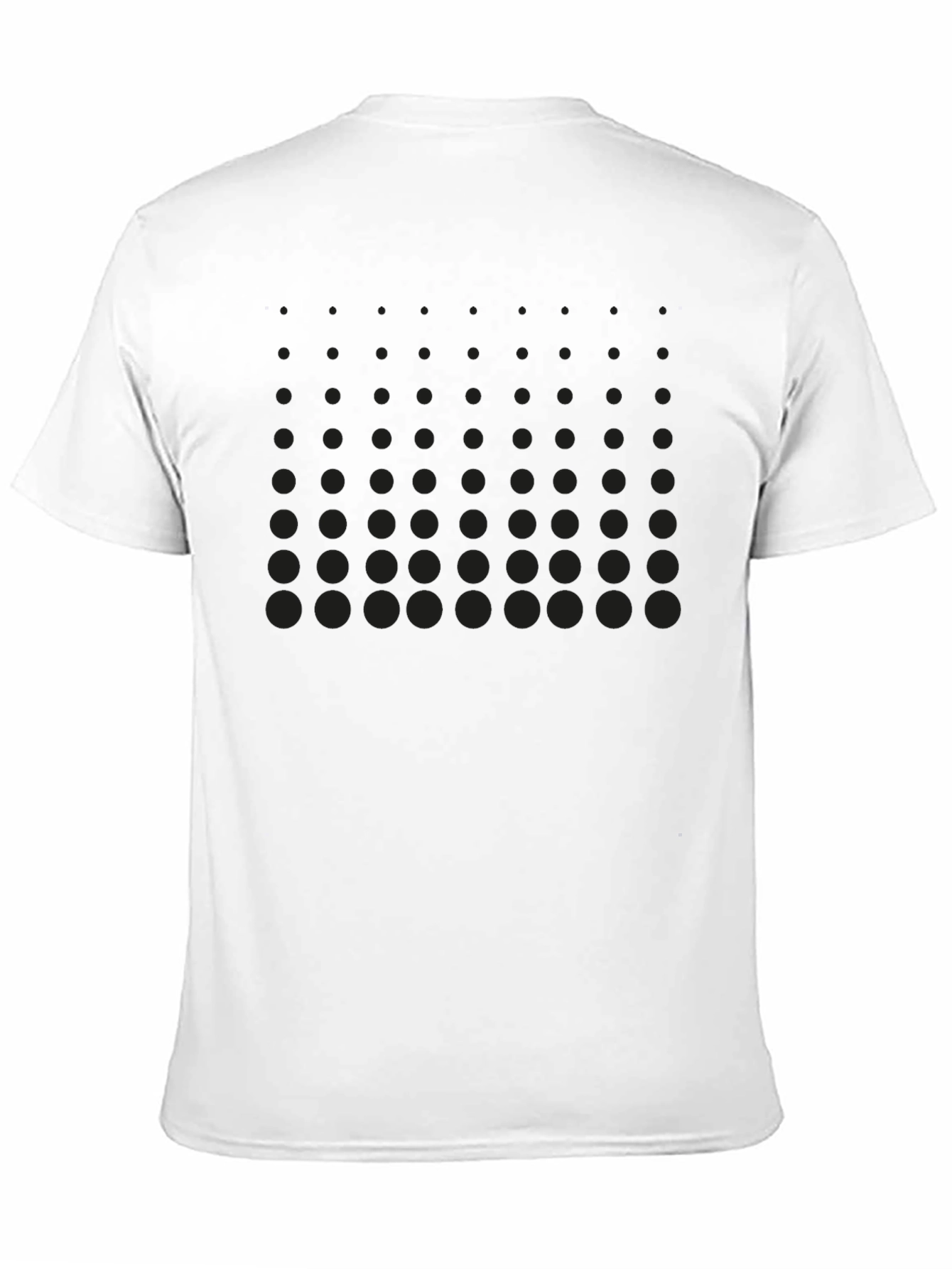 Modern Black Dot Pattern Tee
