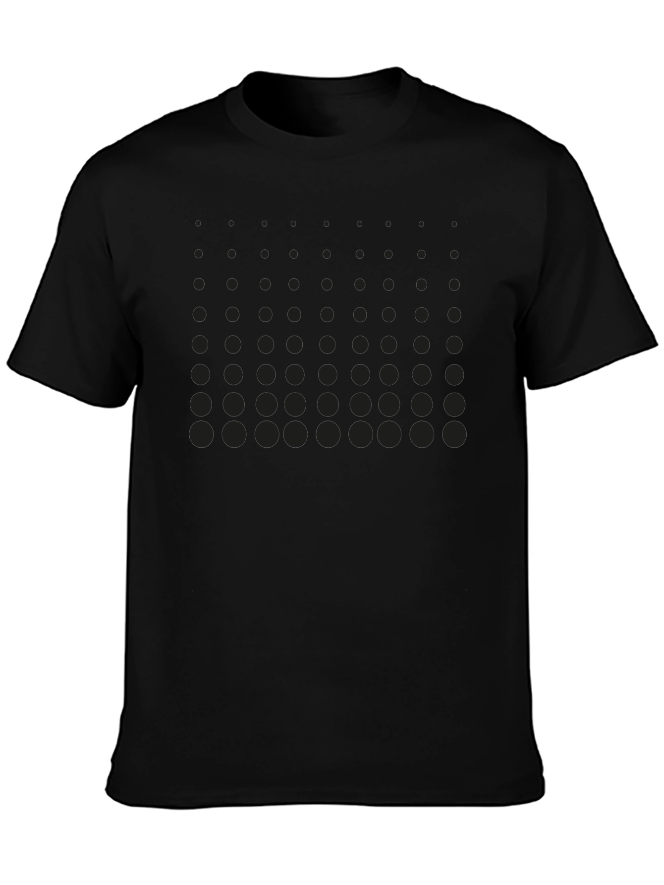 Modern Black Dot Pattern Tee