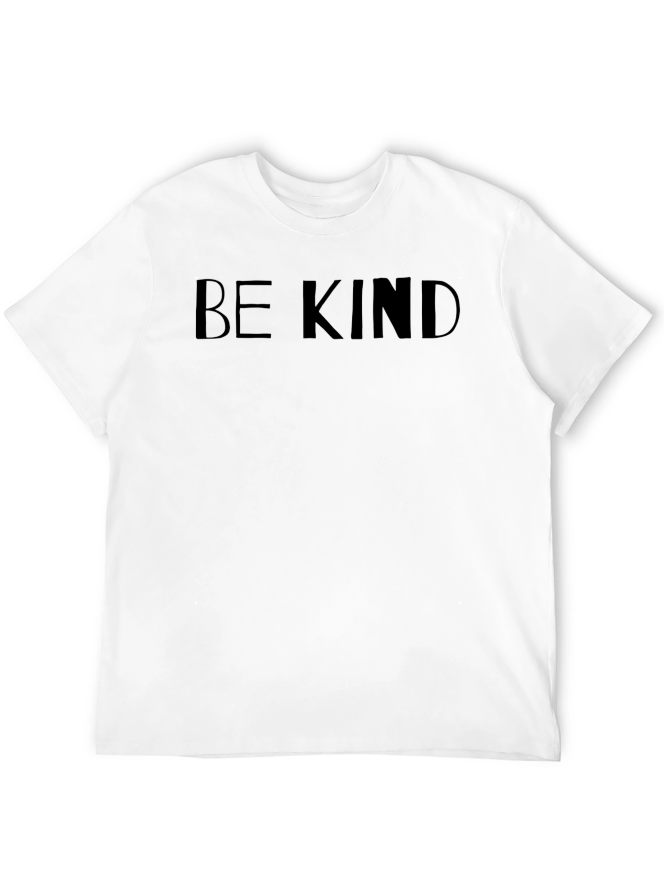Be Kind Graphic Tee - Soft Black Cotton T-Shirt